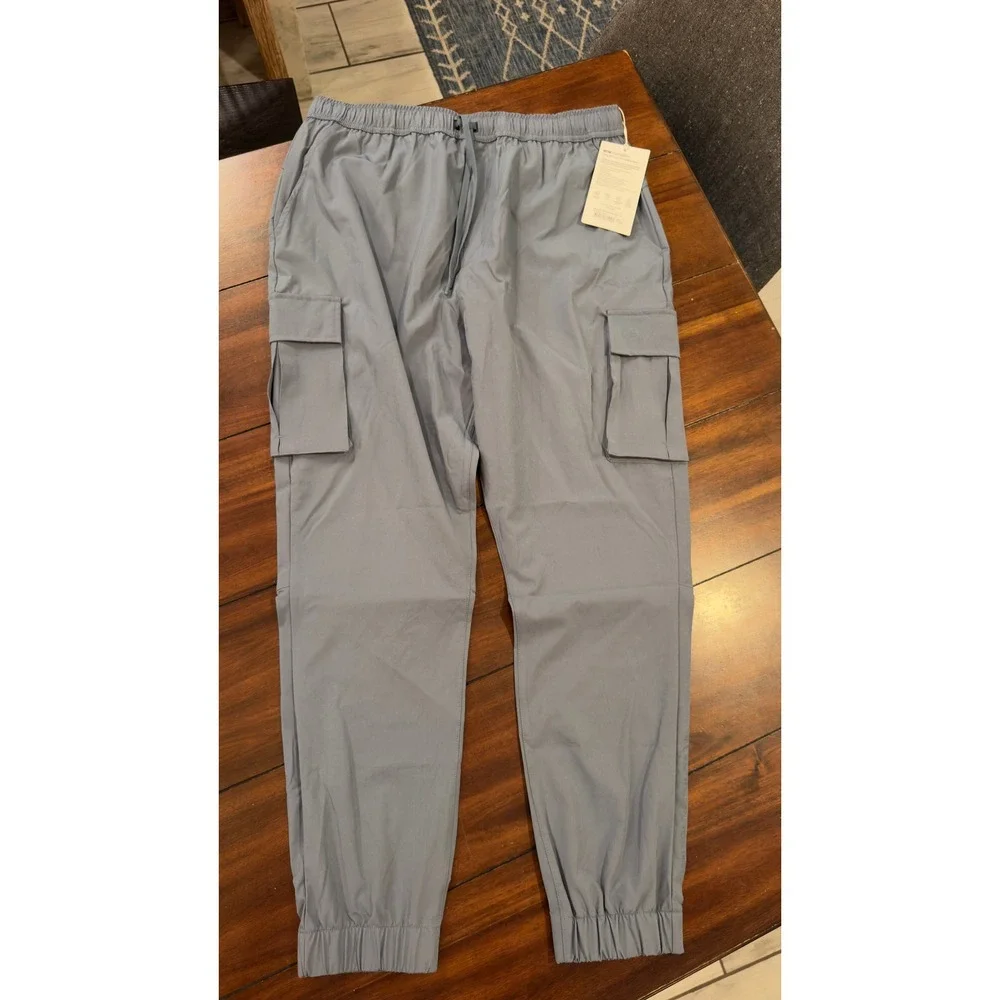LSKD Energy Stretch Performance Cargo Joggers Storm Blue XL MAPT0002T New